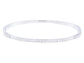 Diamond Bangle - 14 KT White Gold
