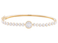 Diamond Bangle - 14 KT Yellow Gold