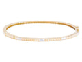Diamond Bangle - 14 KT Yellow Gold