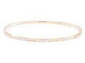 Diamond Bangle - 14 KT Yellow Gold