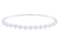 Diamond Bangle - 18 KT White Gold