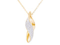 Diamond Necklace - 14 KT Yellow Gold