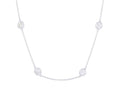 Diamond Necklace - 14 KT White Gold