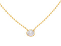 Diamond Necklace - 18 KT Yellow Gold
