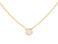 Diamond Necklace - 18 KT Yellow Gold