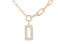 Diamond Necklace - 14 KT Yellow Gold