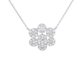 Diamond Necklace - 14 KT White Gold