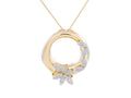 Diamond Necklace - 14 KT Yellow Gold