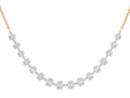 Diamond Necklace - 14 KT Yellow Gold