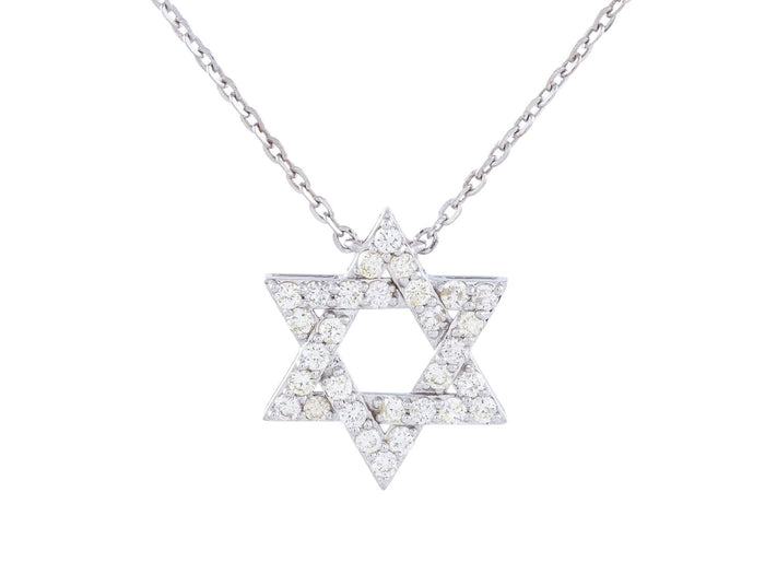 Diamond Necklace - 14 KT White Gold