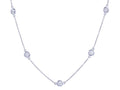 Diamond Necklace - 14 KT White Gold