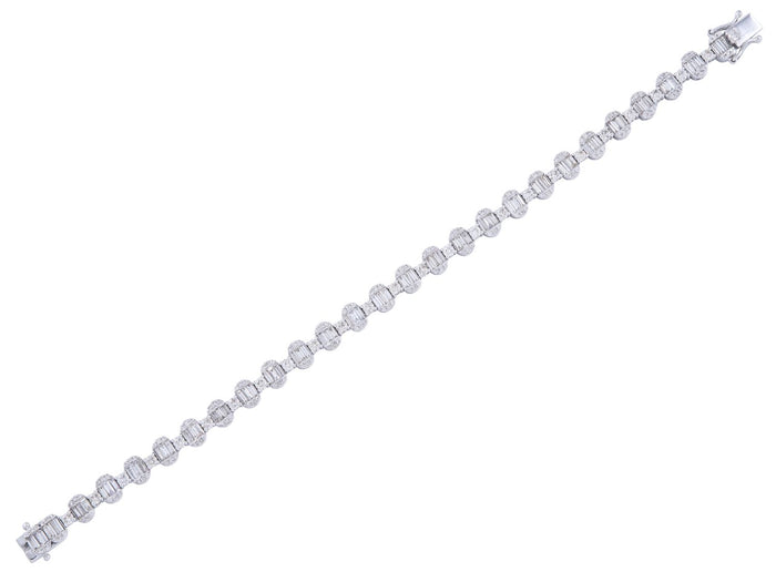Diamond Bracelet - 14 KT White Gold