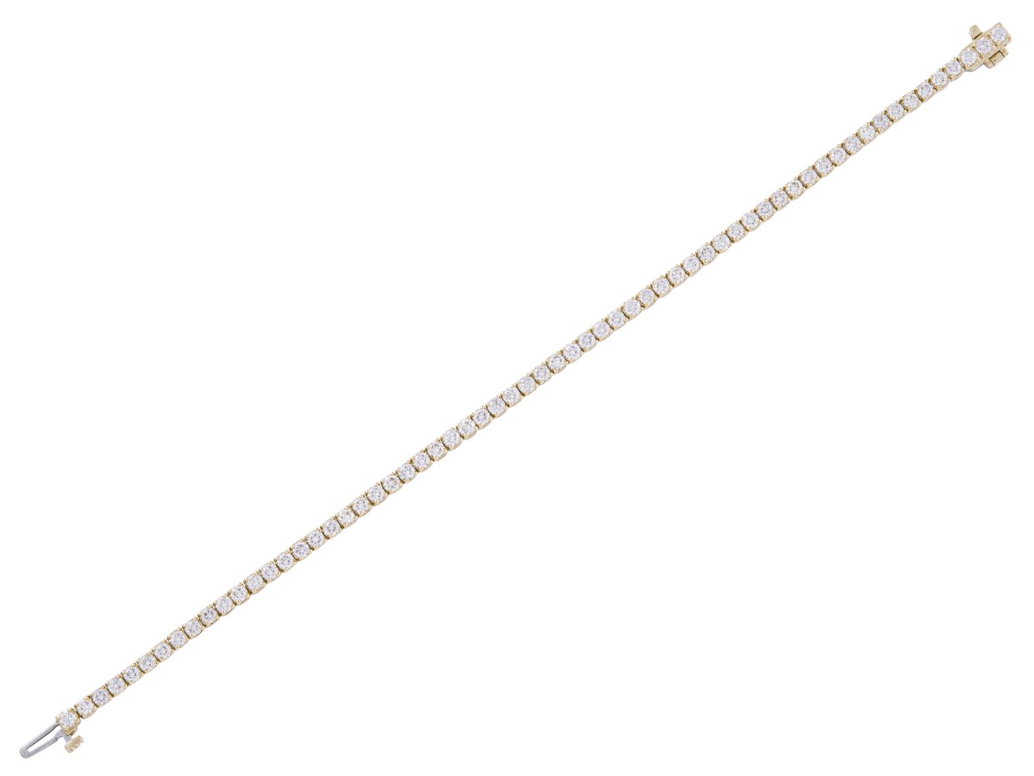 Diamond Bracelet - 14 KT Yellow Gold