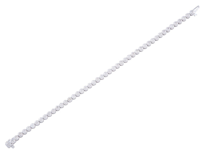 Diamond Bracelet - 14 KT White Gold