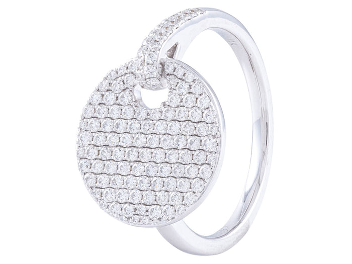Diamond Ring - 14 KT White Gold