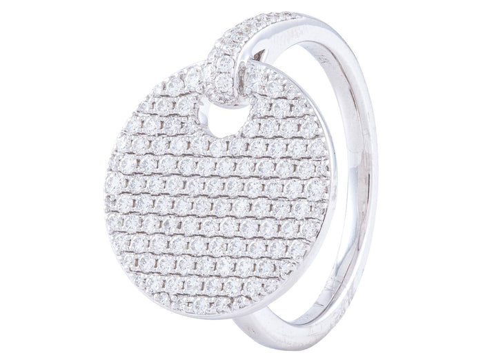 Diamond Ring - 14 KT White Gold
