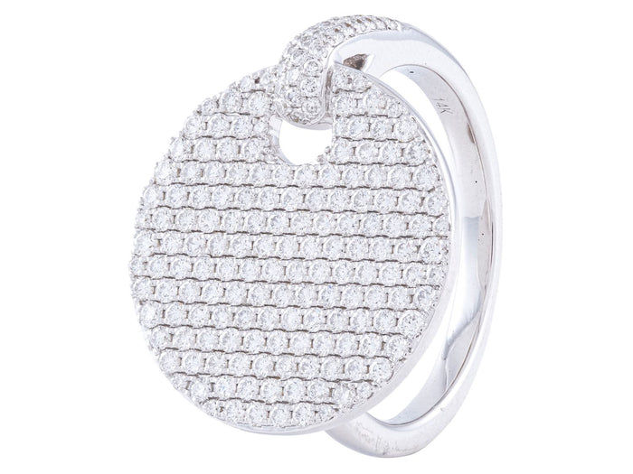 Diamond Ring - 14 KT White Gold