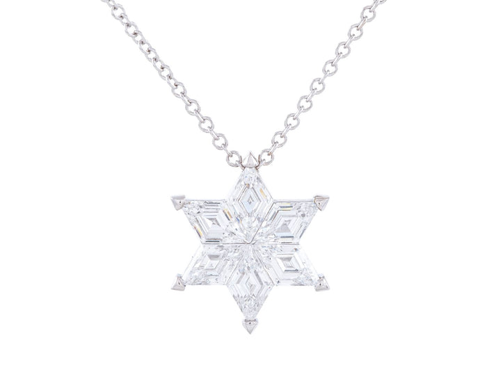 Diamond Necklace - 18 KT White Gold