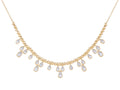 Diamond Necklace - 14 KT Yellow Gold