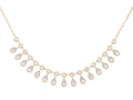 Diamond Necklace - 14 KT Yellow Gold