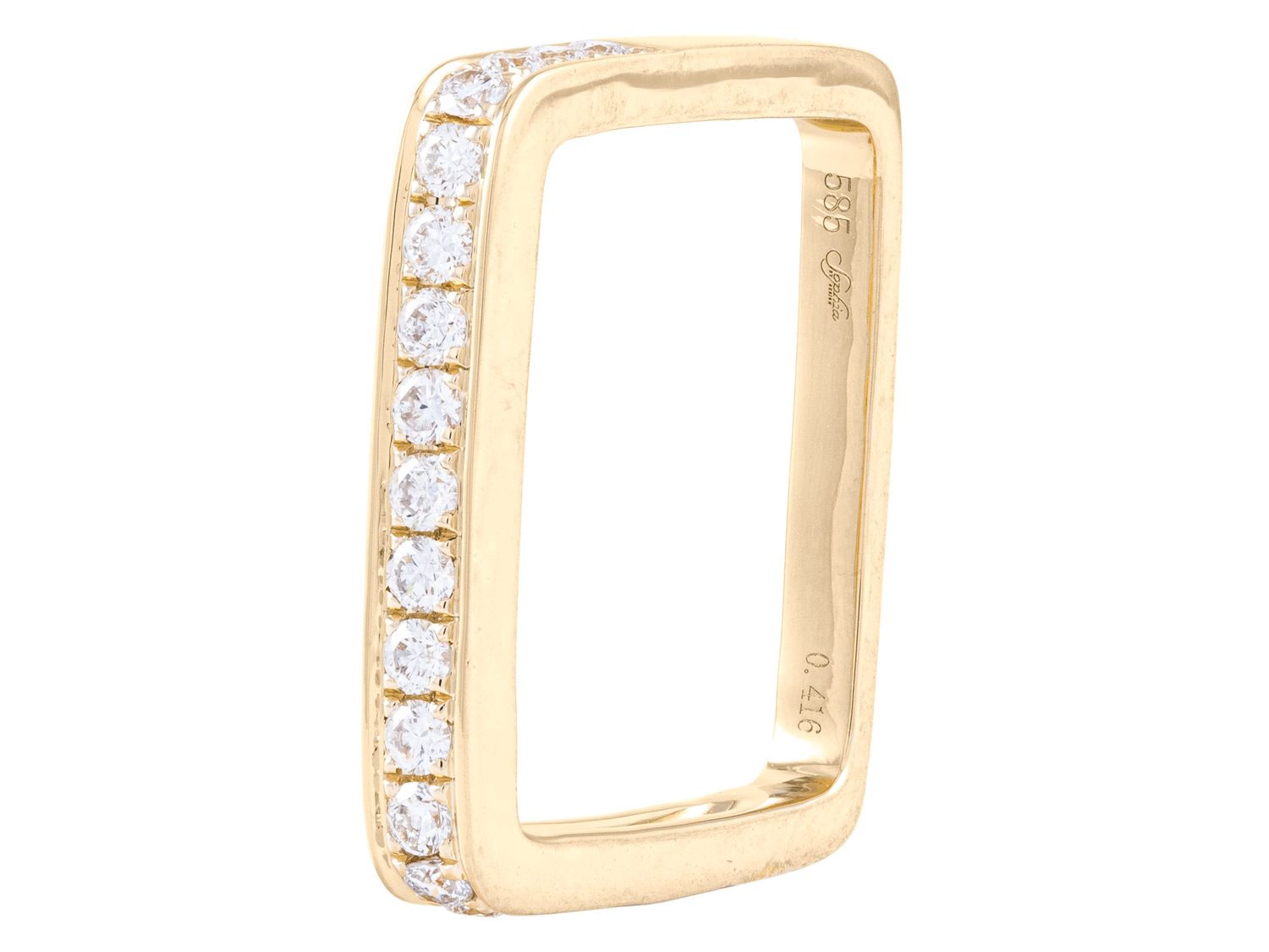 Diamond Ring - 14 KT Yellow Gold