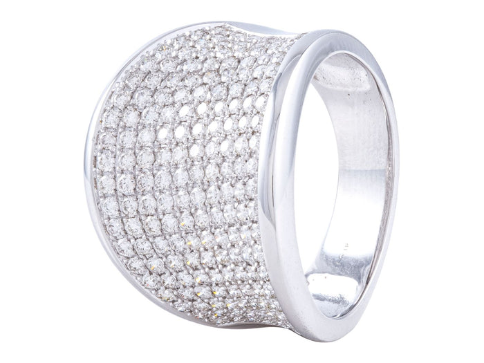 Diamond Ring - 14 KT White Gold