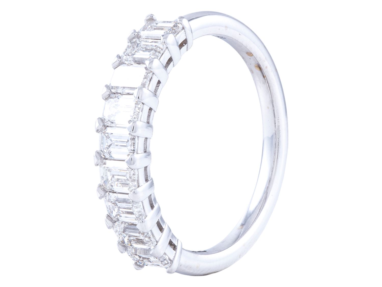 Diamond Band - 18 KT White Gold