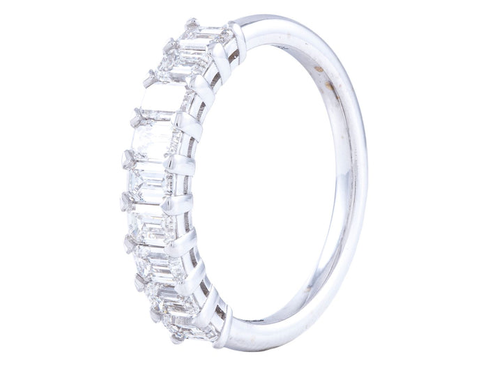 Diamond Band - 18 KT White Gold