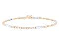 Diamond Bracelet - 14 KT White and Yellow Gold