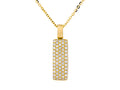 Diamond Necklace - 14 KT Yellow Gold