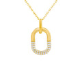 Diamond Necklace - 14 KT Yellow Gold