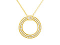 Diamond Necklace - 14 KT Yellow Gold