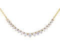 Diamond Necklace - 14 KT Yellow Gold
