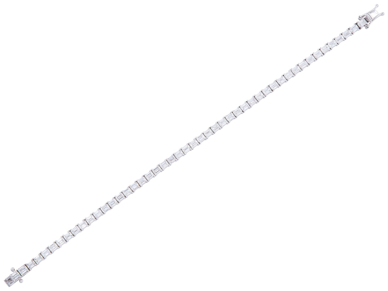 Diamond Bracelet - 14 KT White Gold