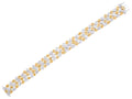Diamond Bracelet - 18 KT White and Yellow Gold