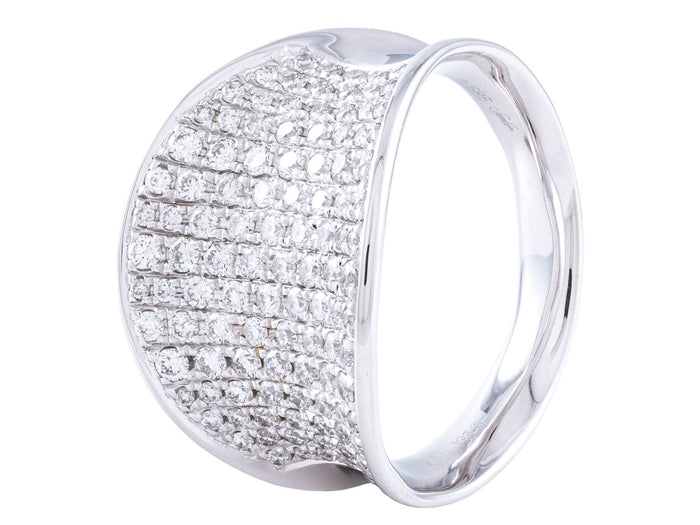 Diamond Ring - 14 KT White Gold