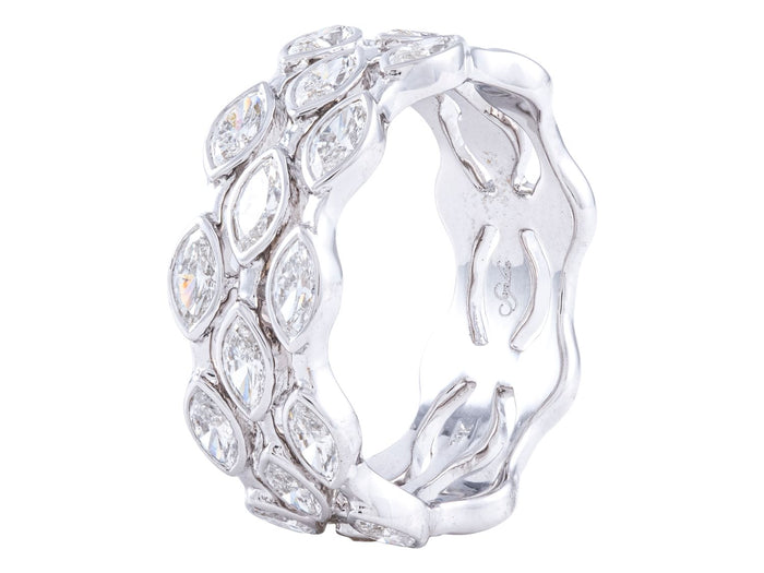 Diamond Ring - 14 KT White Gold