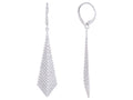 Diamond Earrings - 14 KT White Gold
