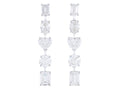 Diamond Earrings - 18 KT White Gold