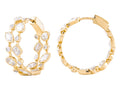 Diamond Earrings - 18 KT Yellow Gold