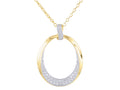 Diamond Necklace - 14 KT Yellow Gold