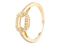 Diamond Ring - 14 KT Yellow Gold