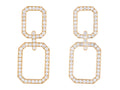 Diamond Earrings - 14 KT Yellow Gold