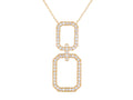 Diamond Necklace - 14 KT Yellow Gold