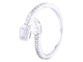 Diamond Ring - 14 KT White Gold
