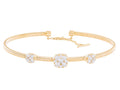 Diamond Bangle - 18 KT Yellow Gold