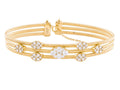 Diamond Bangle - 18 KT Yellow Gold
