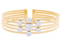 Diamond Bangle - 18 KT Yellow Gold