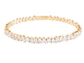 Diamond Bangle - 18 KT Yellow Gold