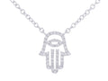 Diamond Necklace - 18 KT White Gold